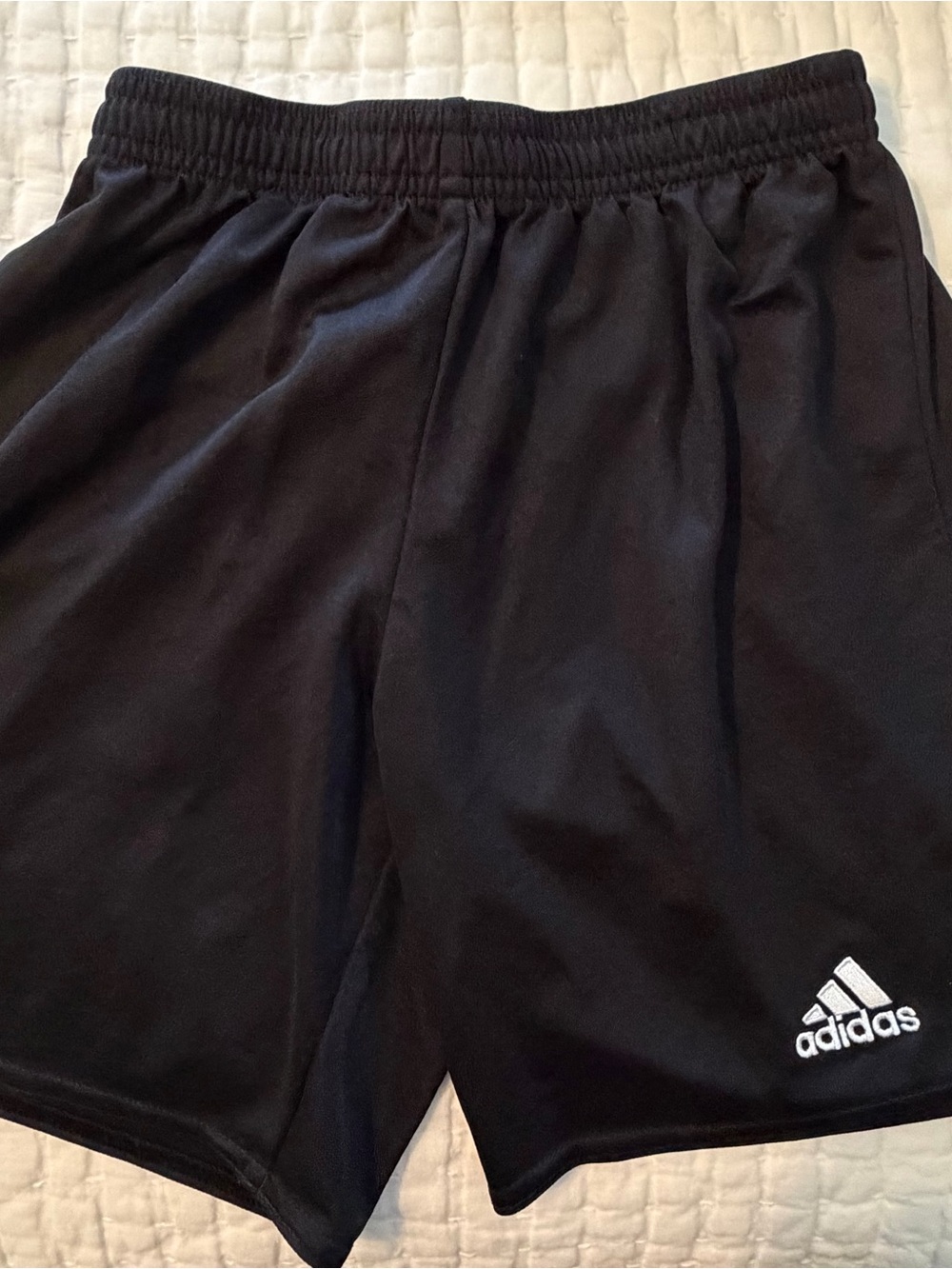 adidas Men’s Black Athletic Shorts with Logo
